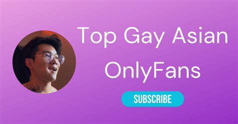 Top 10 Gay Asian OnlyFans & Best Asian BodyBuilder OnlyFans